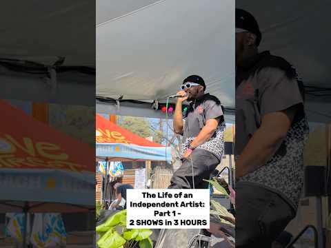2 SHOWS IN 3 HOURS 😱😤 #hiphop #independentartist #explore #vlog