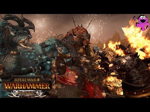 Throgg and the Troll + Fimir Deathstar - Total War Warhammer Norsca Multiplayer Battle