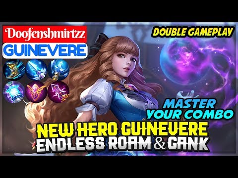 New Hero Guinevere Gameplay, Endless Roam & Gank [ Doofenshmirtzz Guinevere ] Mobile Legends Video