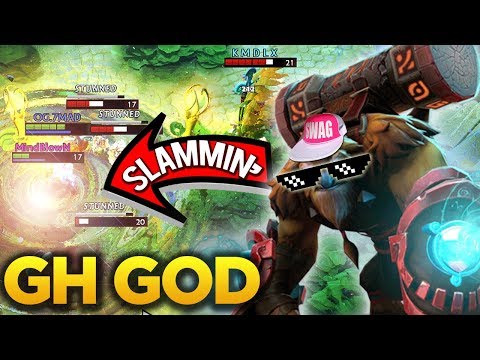 How to Earthshaker like a Boss - 4 Man EPIC Echo Slam by GH God - Dota 2