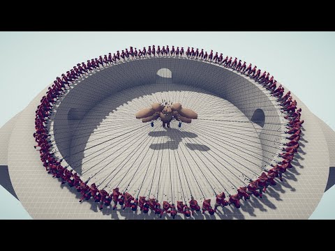 100X HARPOON VS ALL UNITS   Totally Accurate Battle Simulator SATISFYING BATTLE