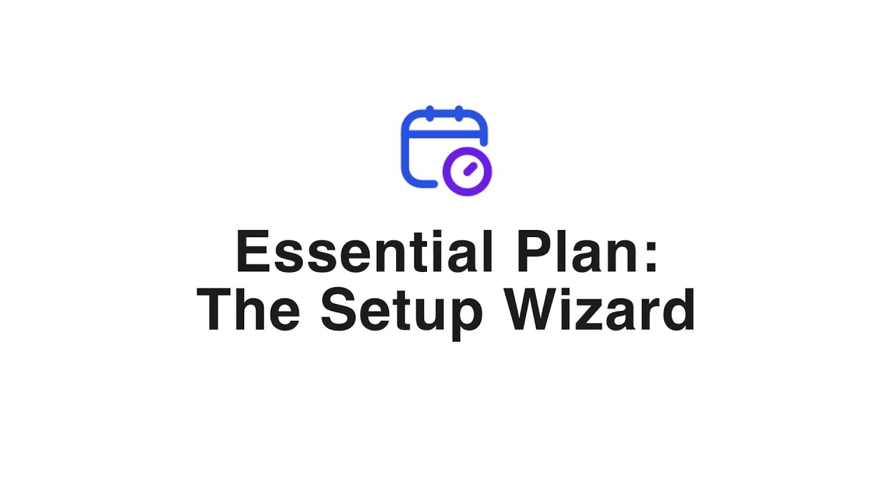 The Setup Wizard