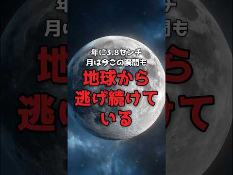 月は、地球から逃げている。皆既日食は消える。 のサムネイル