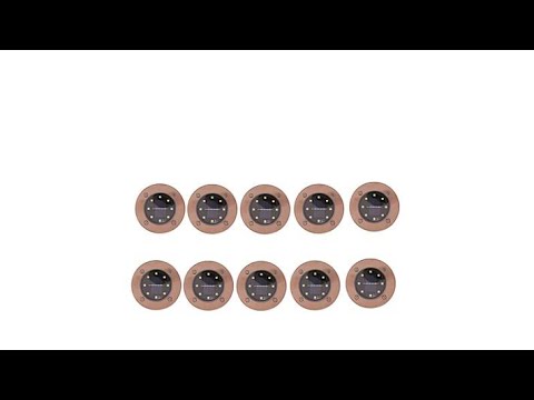 Bell + Howell Disk Lights Deluxe Solar Lights 10pack