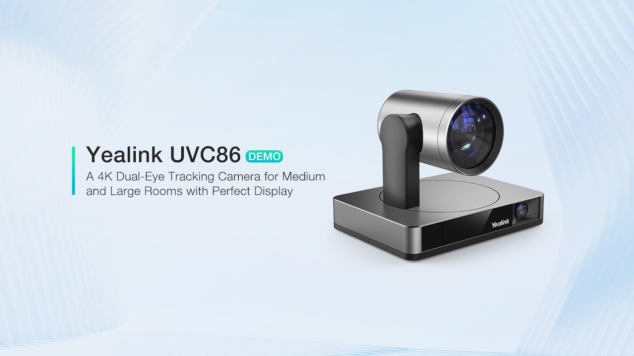 Yealink UVC86 USB PTZ Dual-Eye Kamera 4K 30 fps