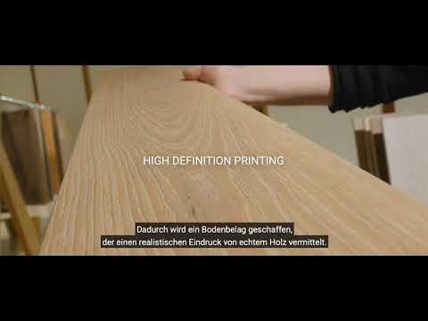 TARKETT Video: Designboden '"The 100" AUTHENTICS -  Mit Echtholz-Optik und Haptik - Synchronprägung