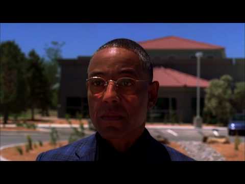 Gus Fring Walking Towards His Death