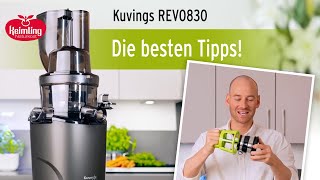 Unser neuer Slow Juicer: Die Kuvings REVO 830