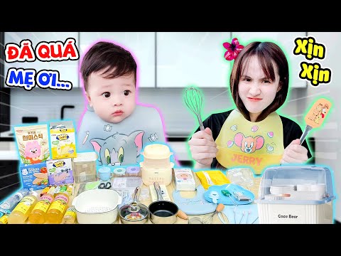 Khui Tất Cả Đồ Ăn Dặm 6 Tháng Tuổi Cho Zino - Zino Tv #zino #vevetravel #veve