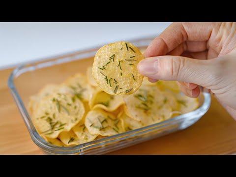 Crispy Chickpea Chips! Only One Ingredient! Protein Bomb & Super Tasty!