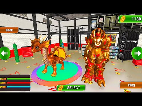 Grand US Dragon Robot Battle 3D - Android Gameplay