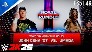 The Most BRUTAL Rivalry Returns! Cena vs Umaga – Last Man Standing | WWE 2K25