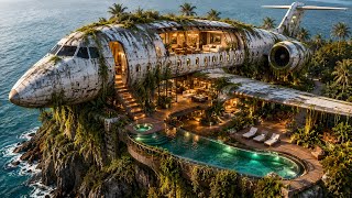🔴LIVE-Abandoned Private Jet Restored to Breathtaking Luxury Mansion.mp4Abandoned Private Jet Full R