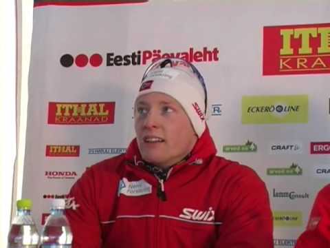 FIS CoC Nordic Combined Otepää 2010-01-10 Press Conference.wmv
