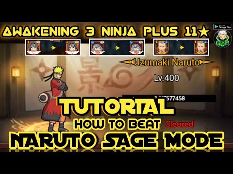 TUTORIAL AWAKENING NINJA & HOW TO BEAT  BOSS NARUTO SAGE NINJA DUEL | NINJA LEGEND IDLE