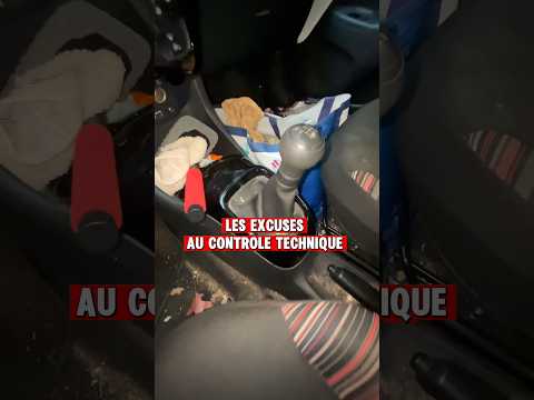 Les excuses au contrôle technique 🗣️🚘 #automobile #voiture #controletechnique