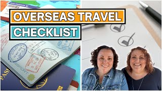 International Travel Prep: Don't Leave Without Checking This List! ✈️🌍