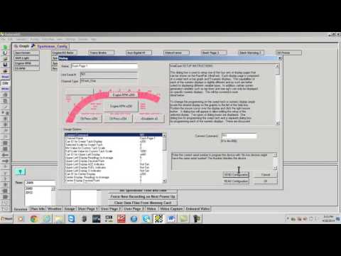 Programing a Racepak UDX dash