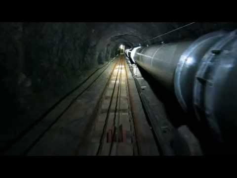 Standseilbahn 6436.01 Bisisthal Kraftwerk Sahli - Hengst Bergfahrt - Funicular