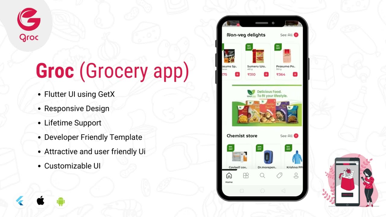 Gros - Grocery Flutter UI Kit