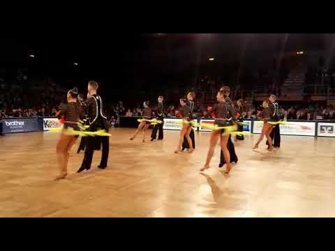 A-Team des Grün-Gold-Club Bremen bei Deutscher Tanzmeisterschaft in Hamburg