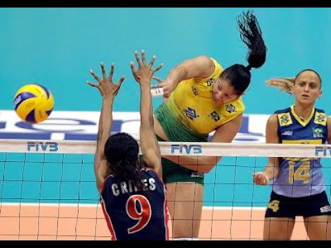 Grand Prix 2009 - Brasil x USA - 1ª Fase - Vôlei Feminino