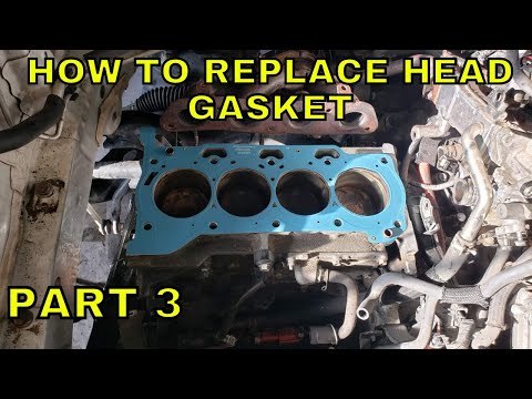 How To Replace Head Gasket On Toyota Prius part 3