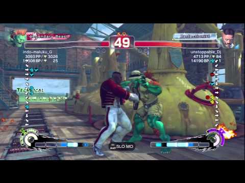 indo-maluku_G (Blanka) Vs unstoppable_Dj (Dudley) SSF4 AE Ranked Matches - PSN