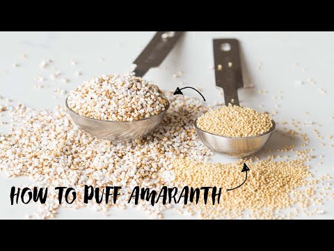 , title : 'How to puff Amaranth'