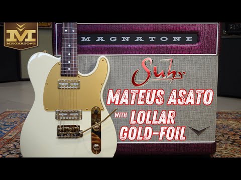 SUHR Classic T Mateus Asato Signature Lollar Gold-Foil - Gold image 24