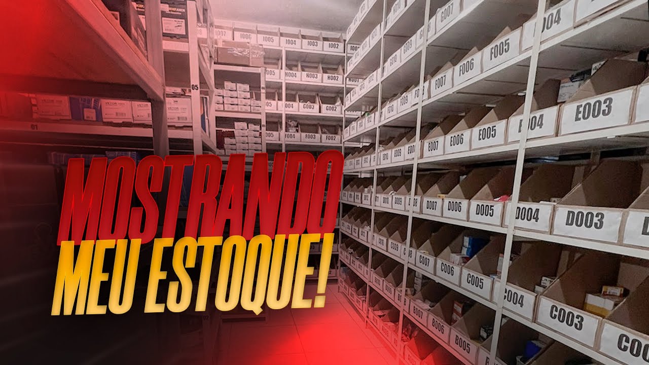 É assim que eu organizo o ESTOQUE da minha AUTOPEÇA