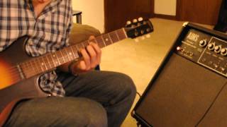 Video thumbnail for Vintage 1963 Gibson Melody Maker & Aims Dual Twelve by levizinser