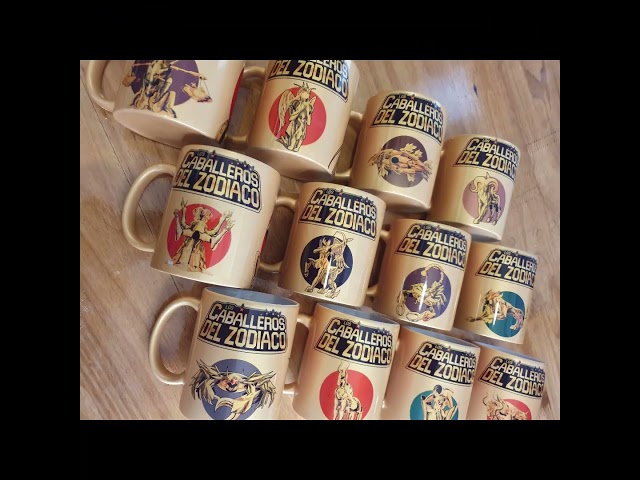 Vídeo relacionado con MERCHANDMANIA TAZA CÓNICA CABALLEROS DE ORO 12 CASAS conica personalizada