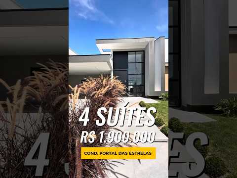 🏡 Casa de Alto Padrão em Boituva com Piscina | 4 Suítes no Portal das Estrelas