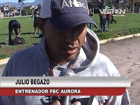 Julio Begazo DT FBC Aurora - Vision Deportiva 2013 TVT Canal 39