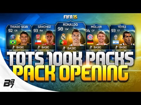 FIFA 15 | 10X 100K TOTS PACKS! TEAM OF THE SEASON PACK OPENING