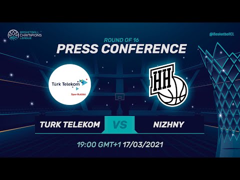 Türk Telekom v Nizhny Novgorod - Press Conference | Basketball Champions League 2020/21