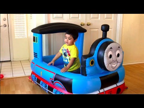 Giant Thomas and Friends Toy Train Ball Pits, Disney Cars McQueen  Egg Surprise