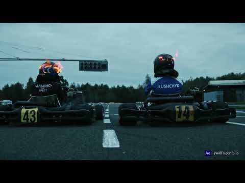 VFX SHOWREEL CART RIDER ON FIRE (MOTION TRACKING)