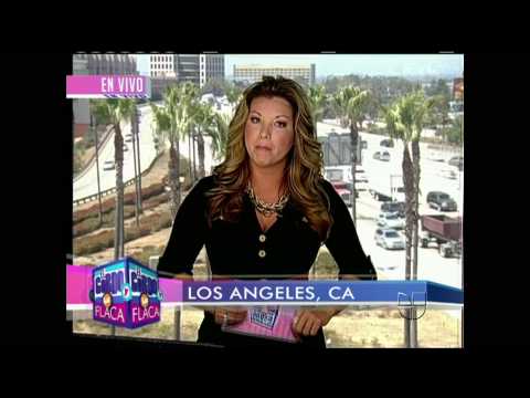 Erika Garza - El Gordo y La Flaca 8/23/10 Michael Jackson, Joan Sebastian, Ana Barbara