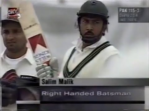 Salim Malik v India l 70* Match Winning Runs l Sahara Cup 1996