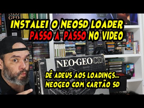 Comprei e instalei eu mesmo o NEO SD LOADER - Neogeo CD agora com cartão SD - Passo a passo no video