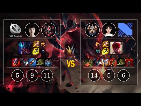 VG Chieftain Rek'Sai vs DRX Pyosik Lee Sin Jungle - KR Patch 10.12