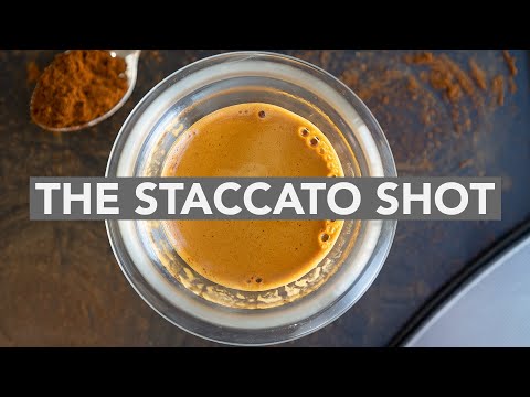 ESPRESSO ANATOMY - The Staccato Shot