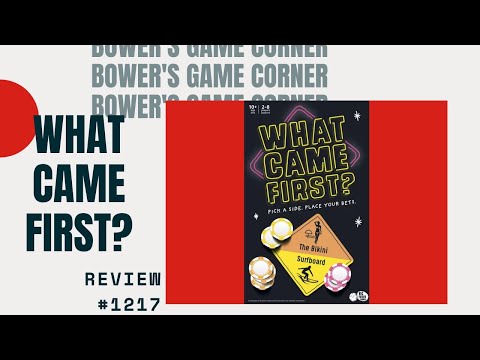 Bower's Game Corner: What Came First? Review