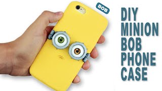 DIY | Minion Bob Phone Case Tutorial - Polymer Clay How-to