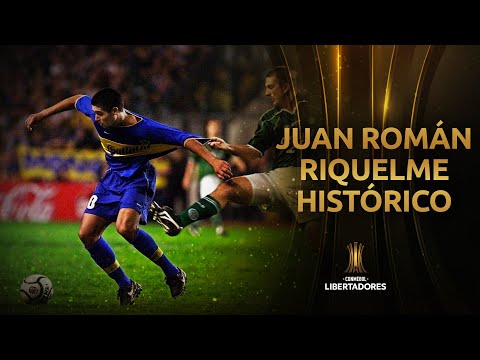 Las MEJORES jugadas de JUAN ROMÁN RIQUELME en la HISTORIA de la CONMEBOL Libertadores