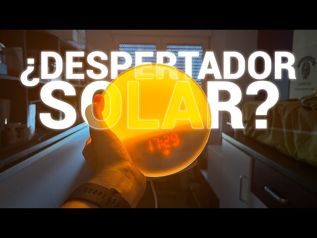 Vídeo relacionado con Epochleno Despertador Sunrise Light, despertador de habitación con ruido blanco y luz lunar, 10 melodías, función de cuenta atrás y brillo ajustable - Madera