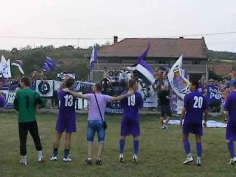 Unirea Leucuşeşti - ASU Politehnica 1-4. Suporterii cântă "Horto Magiko" cu jucătorii