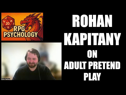Rohan Kapitany on Adult Pretend Play